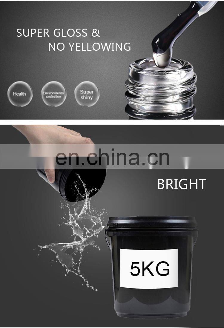 RONIKI New Brand UV Gel Nail Polish Base Coat Top Coat Gel Nail Polish Color Clear