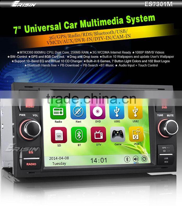 Erisin ES7301M 7" Touch Screen Car DVD GPS for Mondeo 2003