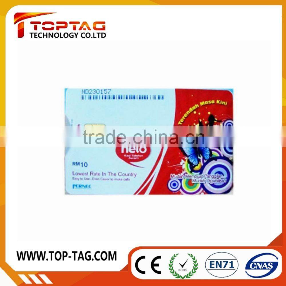 PVC SLE4442 / SLE5542 / SLE4428 / SLE5528 contact ic card for Transportation