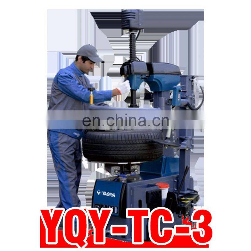 Tire changer machine for truck and bus big tubeless tire demount tool