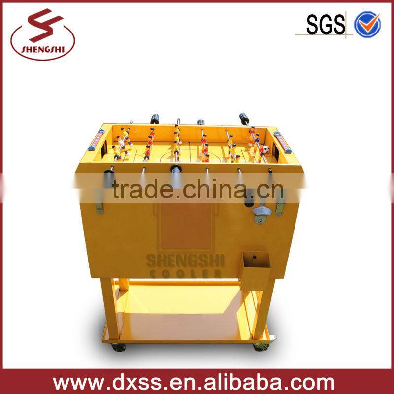 beverage cooler food cart with 4 wheels soccer cooler