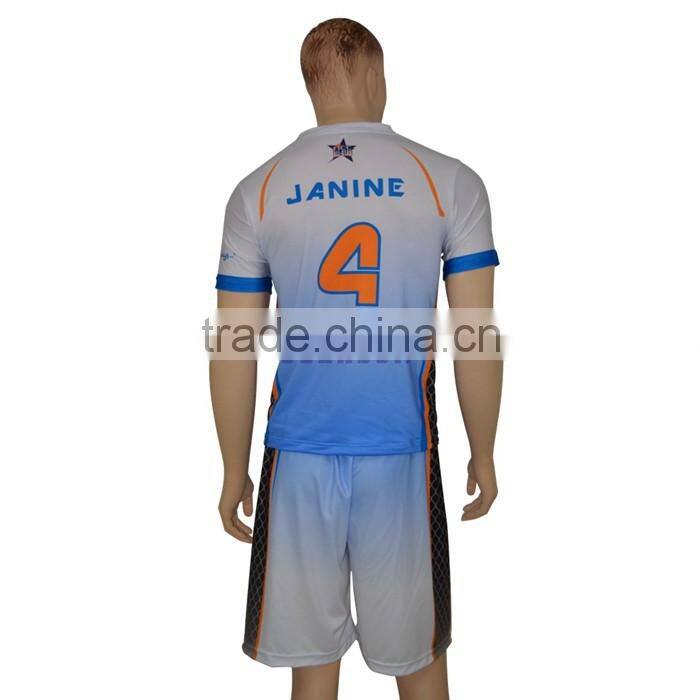 custom sublimation volleyball jersey design for men