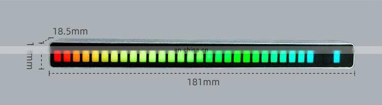 DPBGC18 LED Music Spectrum Display RGB Pickup Rhythm Light Voice-Activated Music Rhythm Light