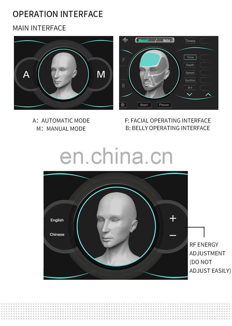 Gold RF Fractional Microneedle Machine Wrinkle Stretch Mark Removal Instrument Skin Tightening Whitening Beauty Device