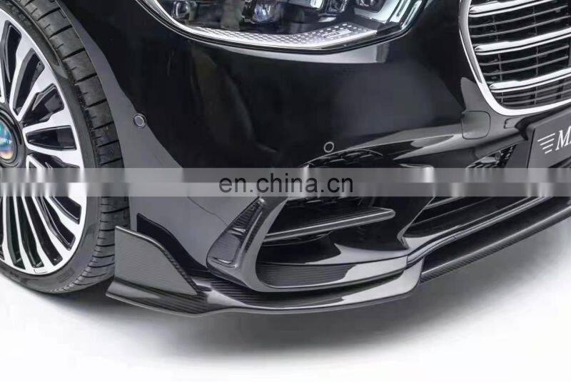 Runde Carbon Fiber Material For Mercedes-Benz S-CLASS W223 Mansory Style Body Kit Front Lip Rear Lip Side Skirt Spoiler
