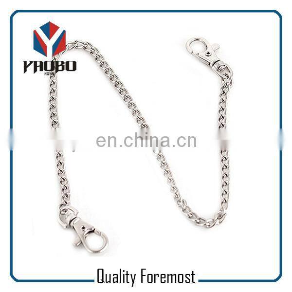 Fashion High Quality Metal Swivel Bolt Snap Hook Leather Wallet Chain