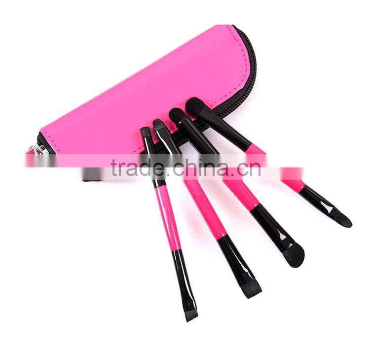 Multi-colored options Top Quality Travel kit Makeup Brush Rose red eyeshadow brush 4 pcs