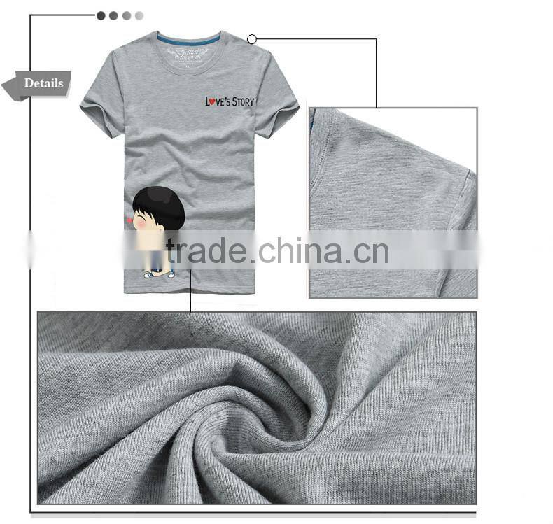 2015 the new design Cute Couple Shirt Design / Dri Fit Shirts Wholesale / Chinese Clothing Manufacturers