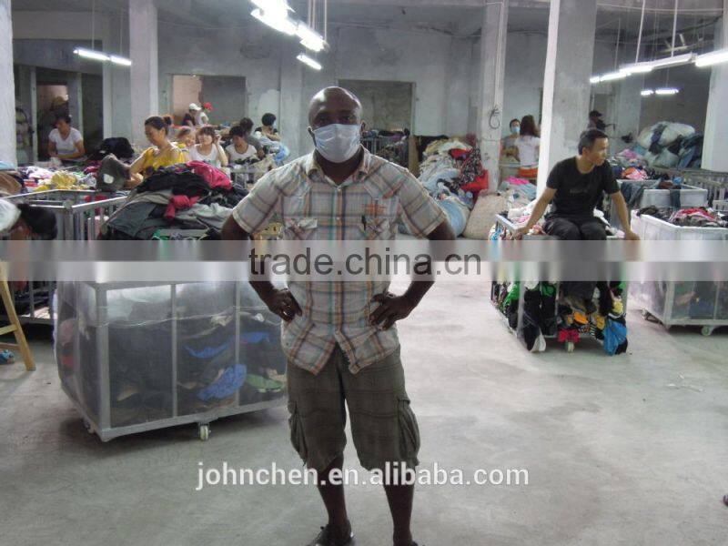 sort used clothing send to Afrian