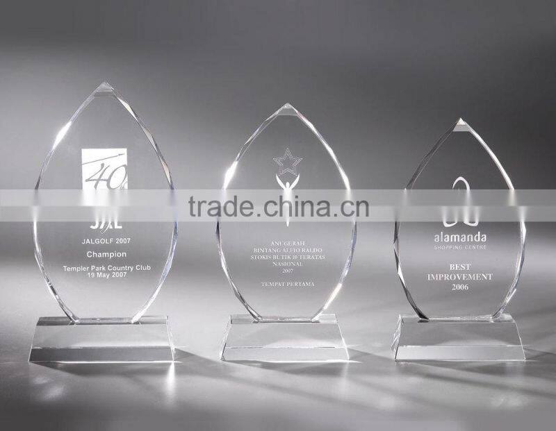 wholesale crystal glass acrylic awards for gifts