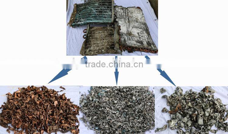 High Quality Proffesional Radiator Copper Aluminium Steel Seprapator Machine