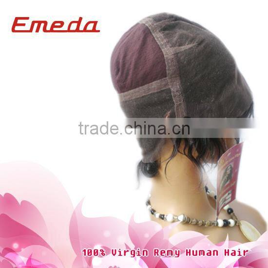 Wholesale price Indian Remy Ocean Wave Hair Full Lace Wig