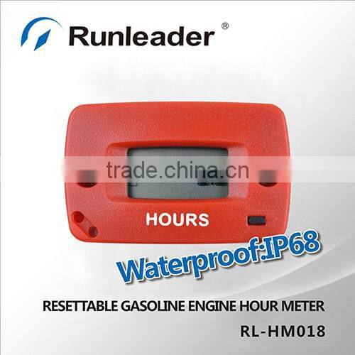 100% Waterproof Digital Hour Meter Used For Motorcycle,Motocross,ATV,Dirt Bike,Snowmobile,Generator,Marine,Ski