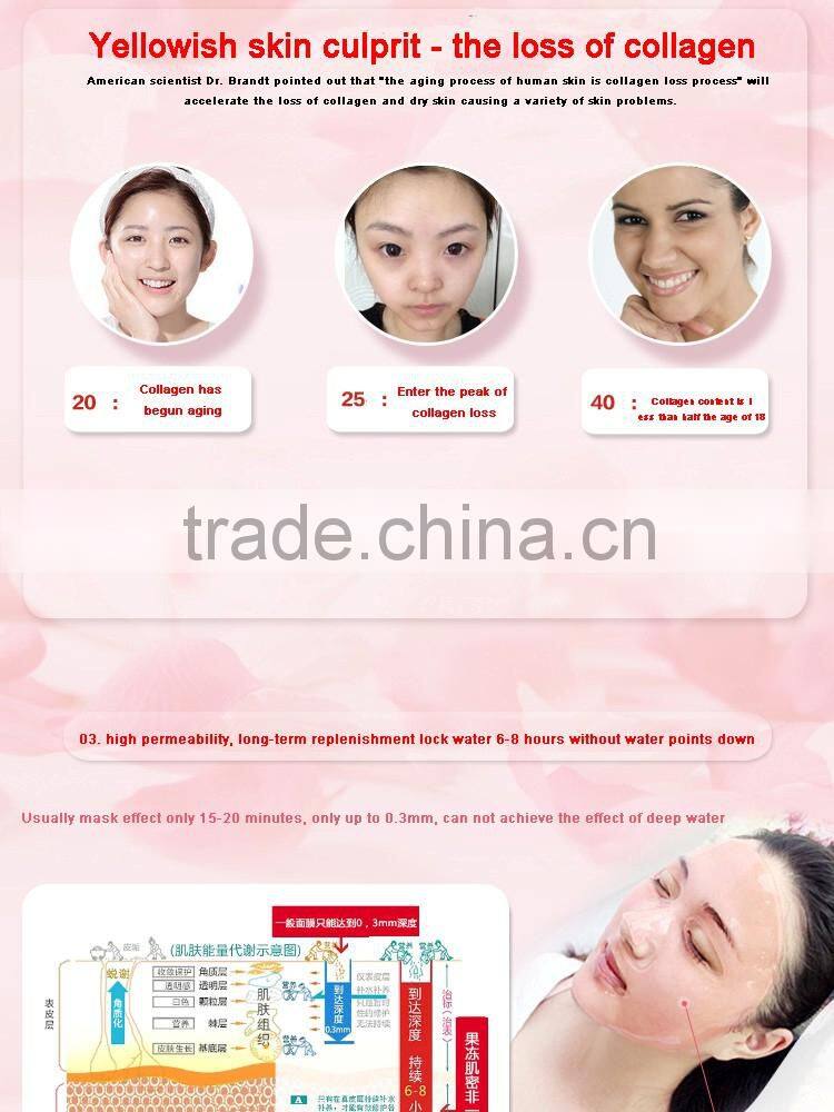 Rose Deep Moisturizing whitening Freezer Gel Cosmetic Facial Mask