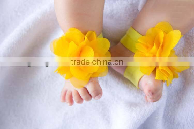 lovely baby barefoot sandals.for Boutique,gift 2014