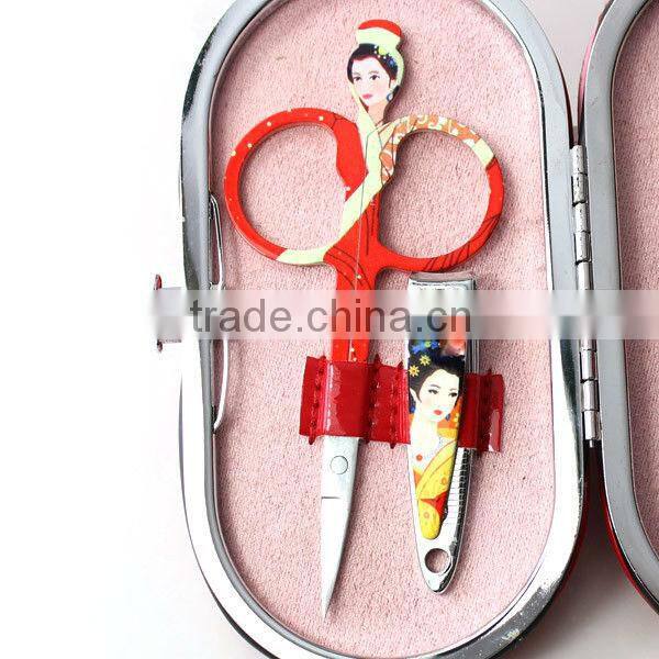 Luxury stainless steel manicure set
