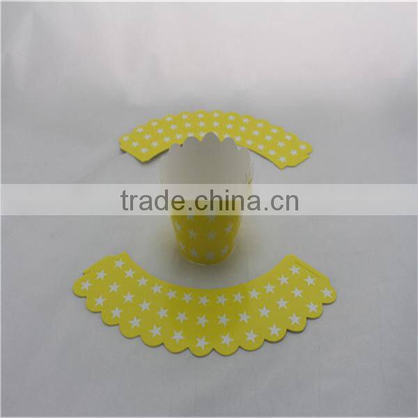 Colorful Red Striped Cupcake Wrappers Wedding Supplies Cake Decoration