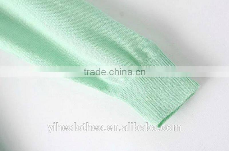 Fashion deep v-neck knitting wear thin cardigan coat for laody's wear