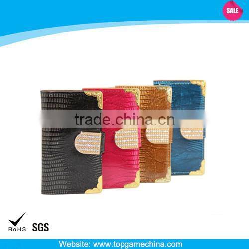 Leather wallet case for samsung galaxy S3 mini i8190 with Card Slot