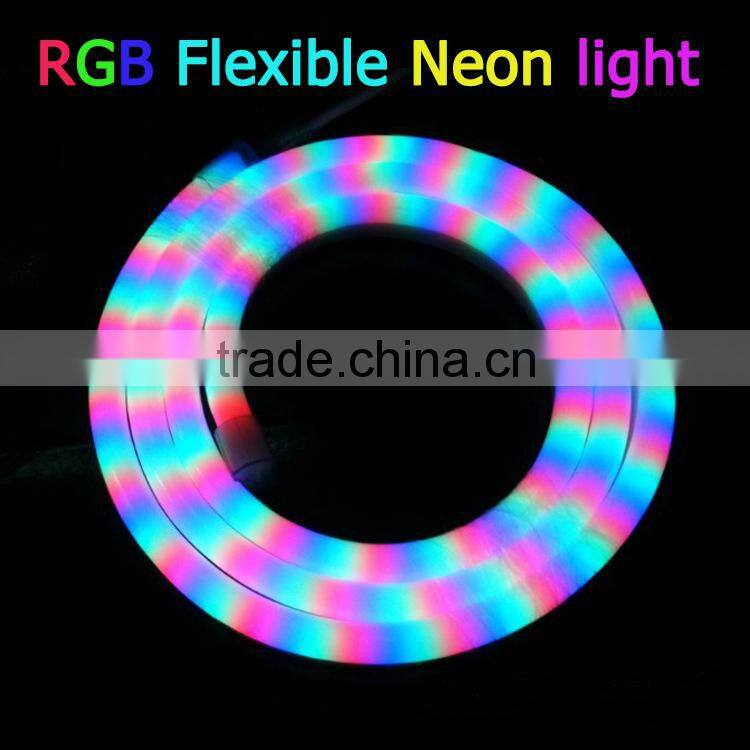 110v 220v flexible neon strip light red blue yellow green warm white rgb 4.5w/meter outdoor decoratio best led neon flex price