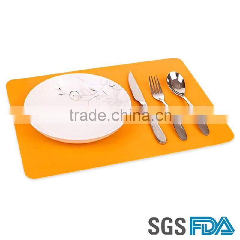 High quanlity big silicone table mat for kids kitchenware mat