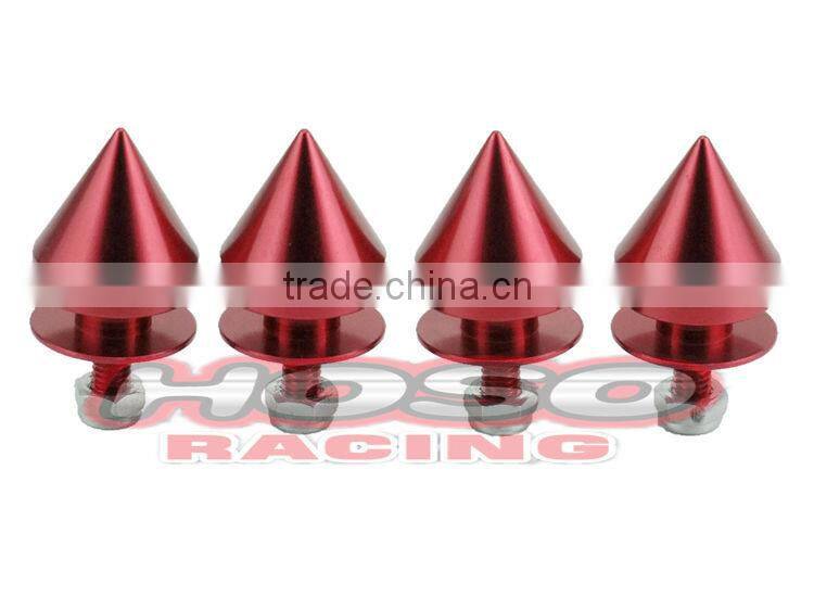 Polished Aluminium Quick Release Fasteners For Car Bumpers Trunk Fender Hatch Lids Kit