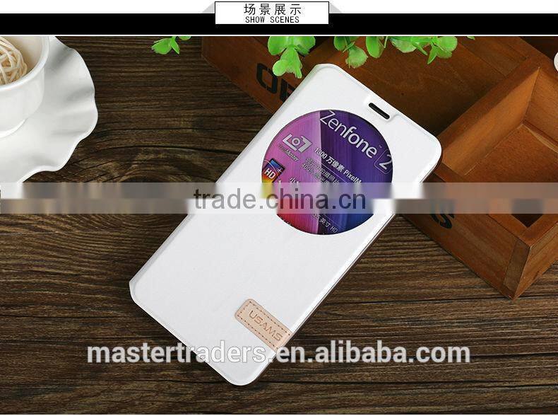Original USAMS Muge Series Wallet Flip PU Leather Case With PC Back Cover For ASUS ZenFone 2 MT-3615