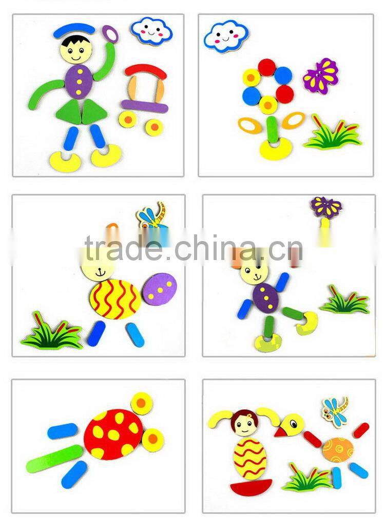 New Style Grandma & Grandpa 5 Layer Puzzle OEM Educational Wooden Kids Toys Puzzles MDD-1102