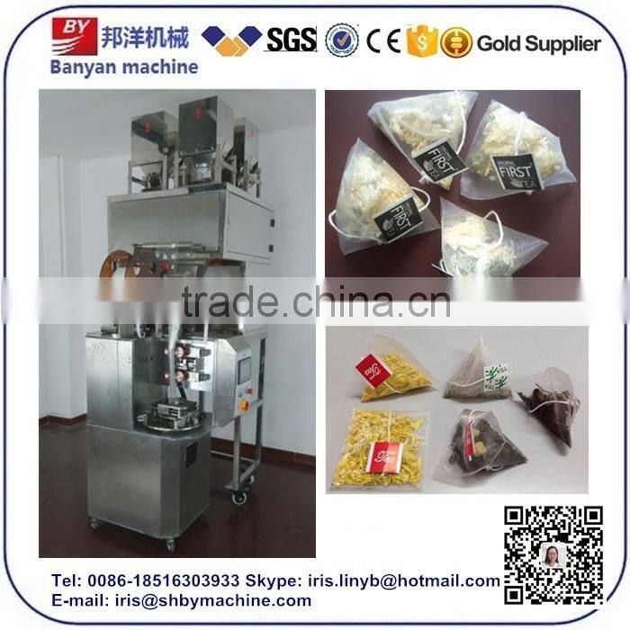 YB-180CS Best Price Automatic Triangle Red Tea Bag Packing Machine Tel: 0086-18516303933