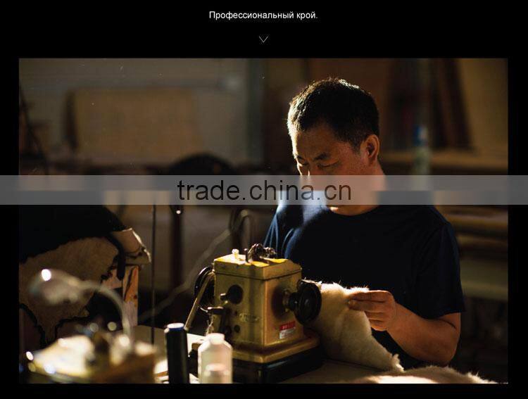 2015 Winter Leather Short Slim Fit Embroidered Women Coat With Belt Silver Fox Fur Hat