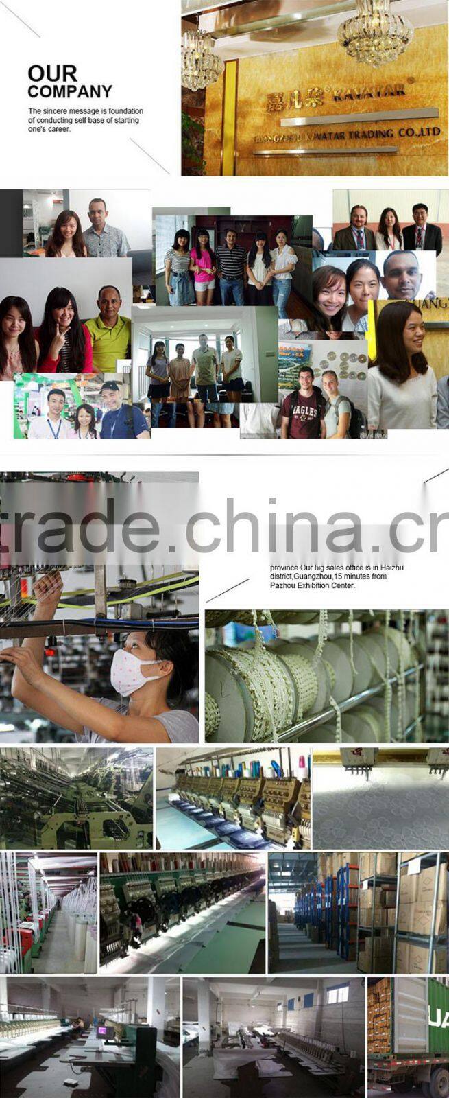 Kavatar Brand Unique cheap green guipure lace fabric