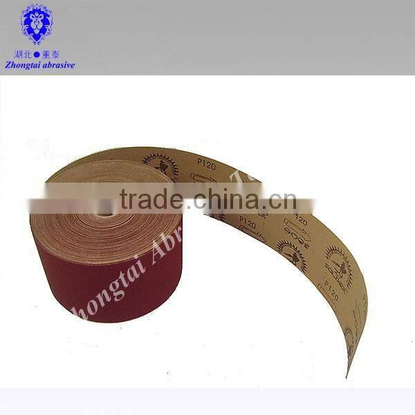 wood and metal furniture plastic board polishing sand paper roll