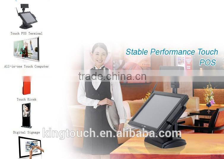 19" Interactive Kiosk,Ticket Printing Touch Screen Kiosk / Touch Kiosk Bank Payment