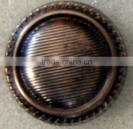 15mm fashion style black Metal Button