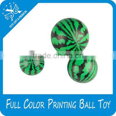 watermelon ball pu stress ball color full printing