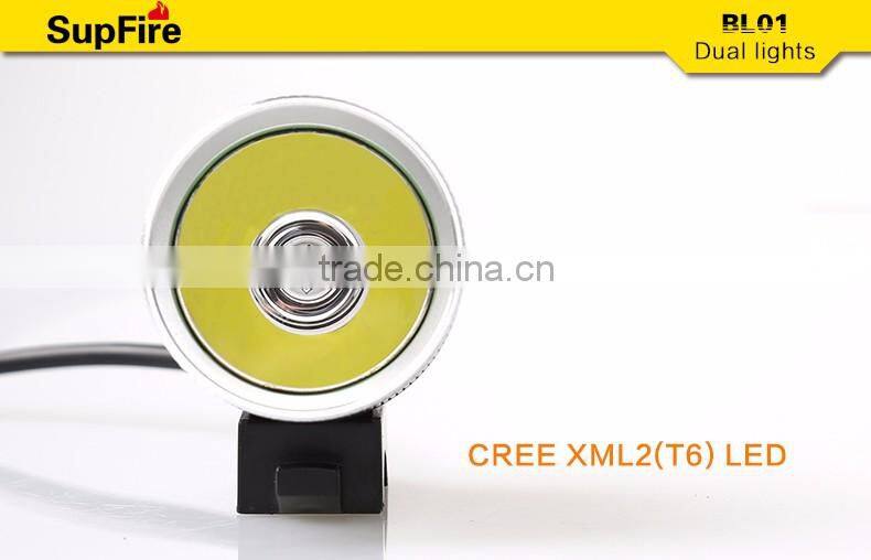 Supfire BL01 Hot sale Bicycle light&headlamp Rechargeable Headlight with Power Bank