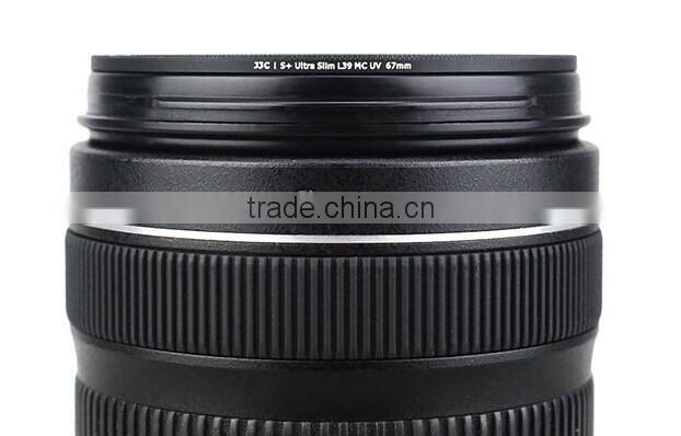 Schott Optical Glass Filter JJC S+ L39 Ultra Slim Multi-Coated UV Filter 38 Layer 99.5% Light transmission 9HD