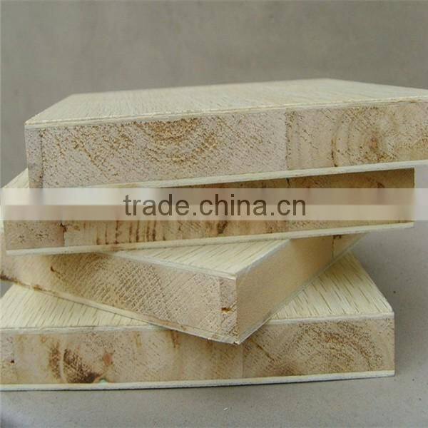 Poplar Core Plain Melamine Laminated Blockboard For Furniture