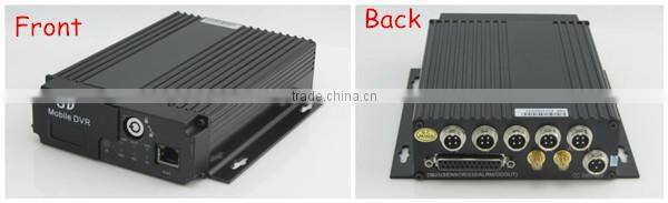 Richmor Phone Monitor 4CH 3G Car DVR With GPS Tracker For Bus