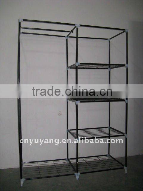 Five layer frame use of clothes can be folded fabric wardrobe
