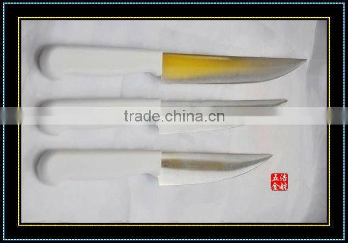High quality stainless steel cutlery set with white handle