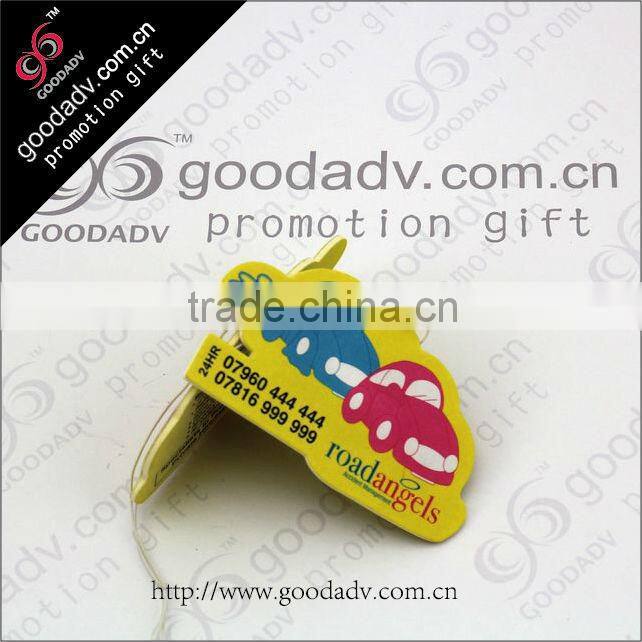 Hanging scent paper card cartoon car shape paper car air freshener