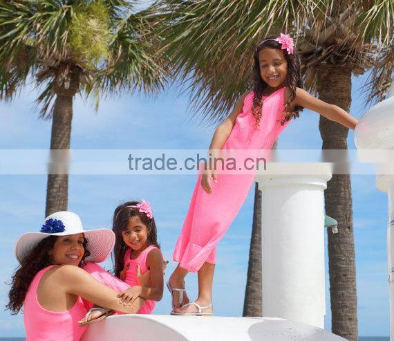 Mommy and me maxi dress cheap matching dress design kids wholesale casual maxi dress