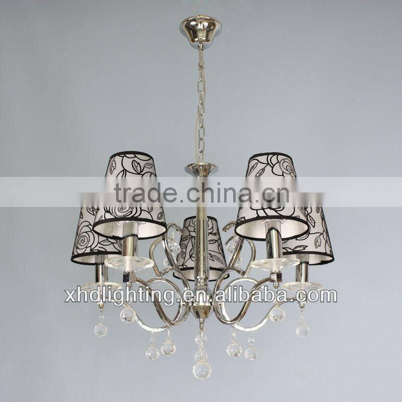 european style glass chandelaier/ E27 antique pattern pendant lamp