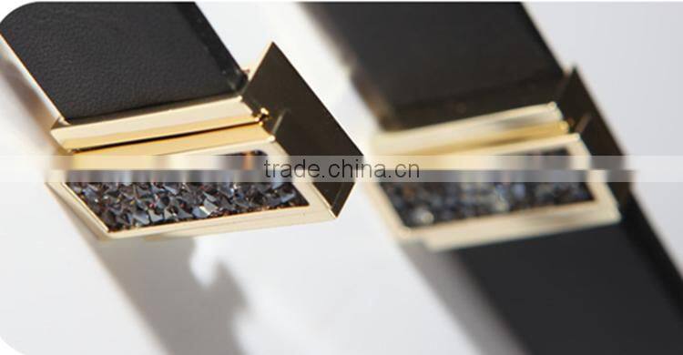 2015 Newest alloy buckle lady leather belt ,decorative belts for women