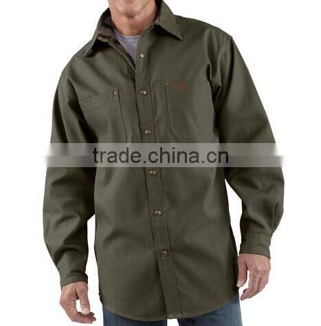 2014 trendy custom button up work shirts