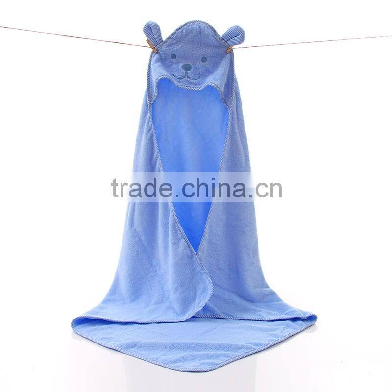 cartoon new born baby bath towel,cotton hooded infant bath towel