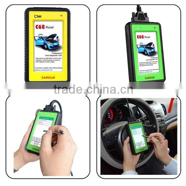 Original Professional CareCar C68 Retail DIY Professional Auto Diagnostic Tool Best Scanner Cover Almost Car Model
