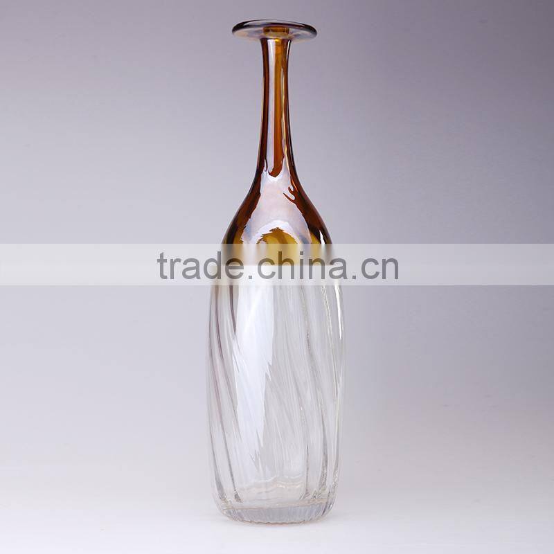 Promotion Cheap Amber glass vases