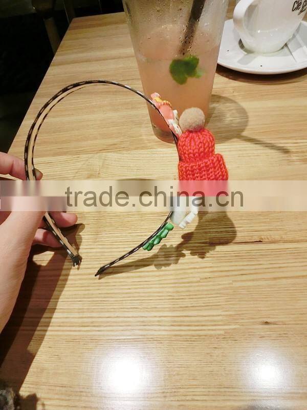 Chrisrmas Bear Headband,Christmas Tree Snowflake Metal Headband